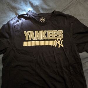 '47 New York Yankees MLB Black Medium Tee